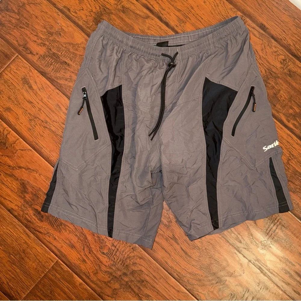 3 pair of Santic Men's Bike Shorts Loose-Fit Softshell Size 2XL - Picture 2 of 7